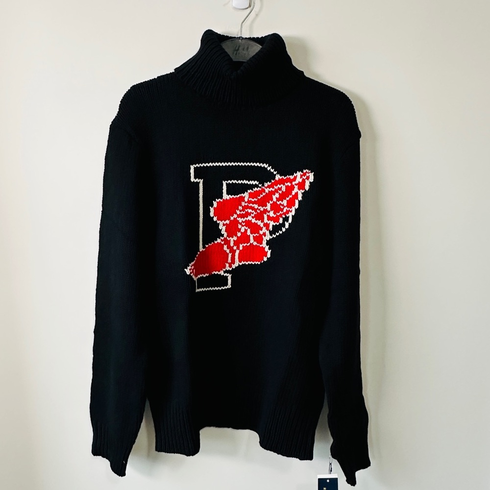 Authentic Polo Ralph Lauren1992 POPULAR Pwing Turtleneck Knit Sweater